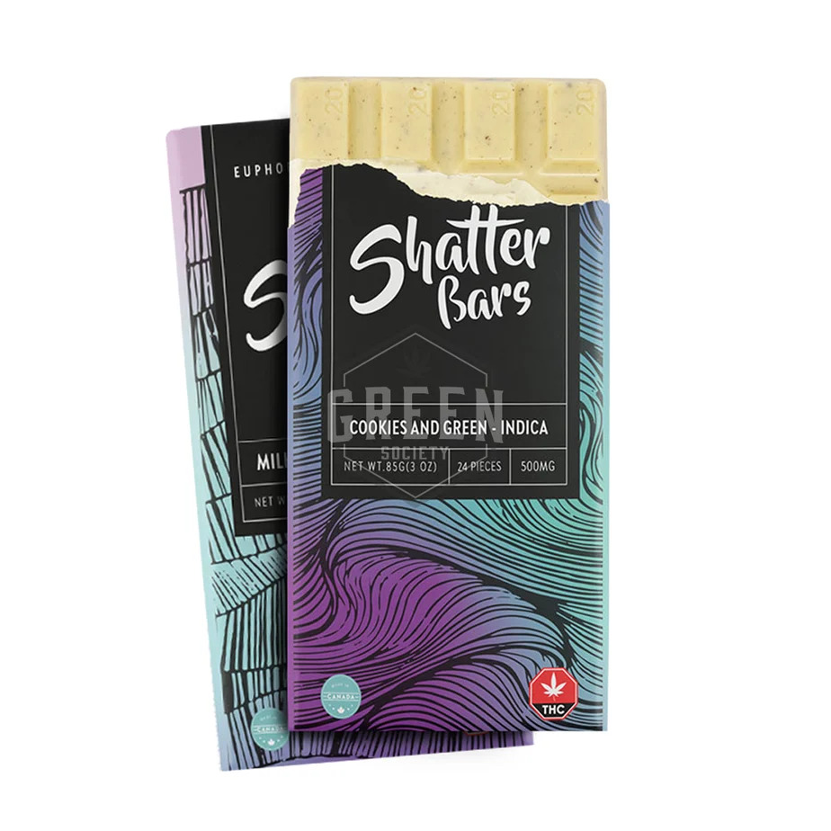 Indica Shatter Chocolate Bars